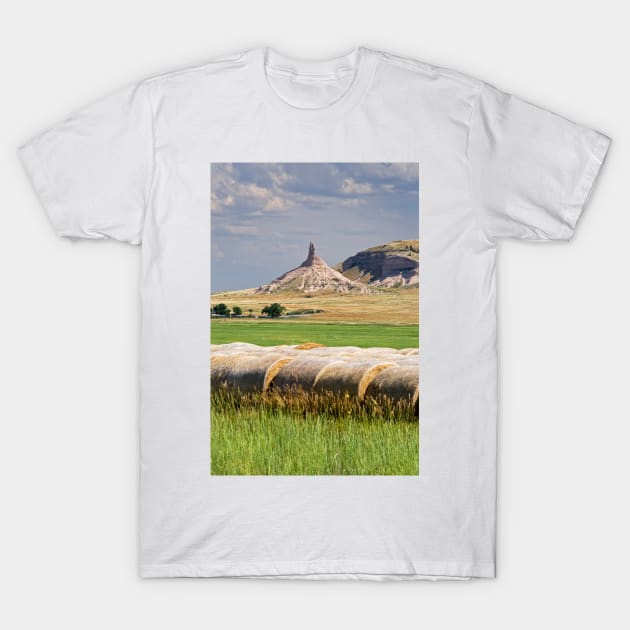 Chimney Rock, Nebraska, USA (C023/8420) T-Shirt by SciencePhoto